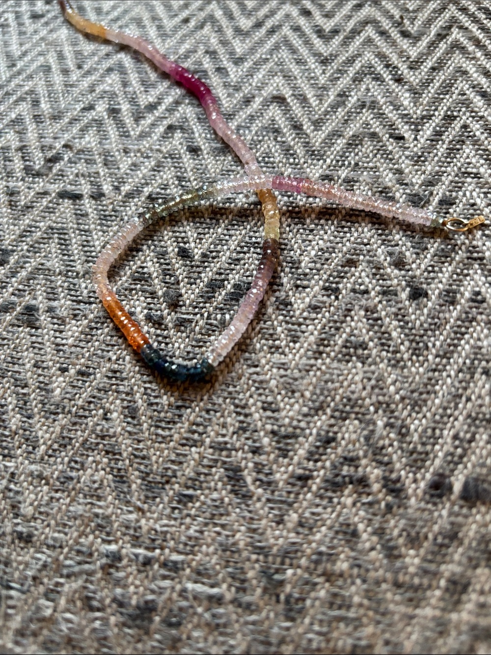 Chan Luu 14k Multi Sapphire necklace - Picture 6 of 7